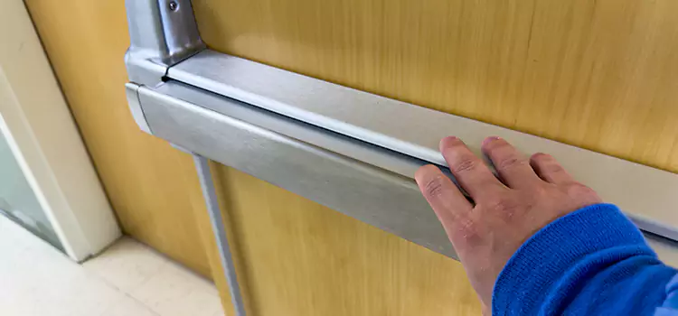 Installing a Push Bar on a Door Valdosta